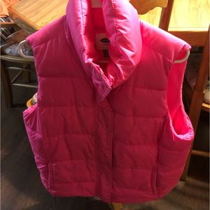 winter puffer vest,old navy,clean